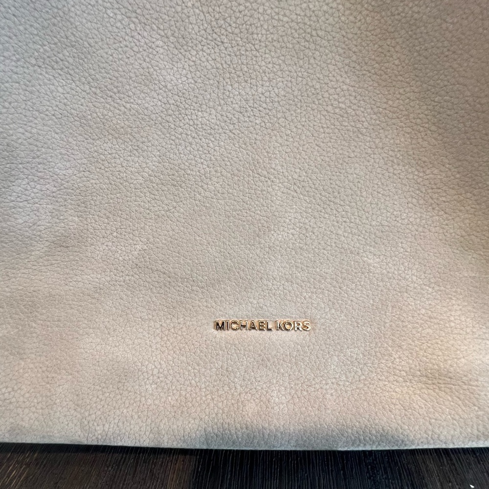 Michael Kors Large Nubuck Hobo Shoulder Bag - Picture 6 of 12